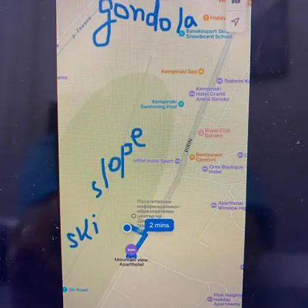 To Door At Mountain View 1br Apartment Bansko